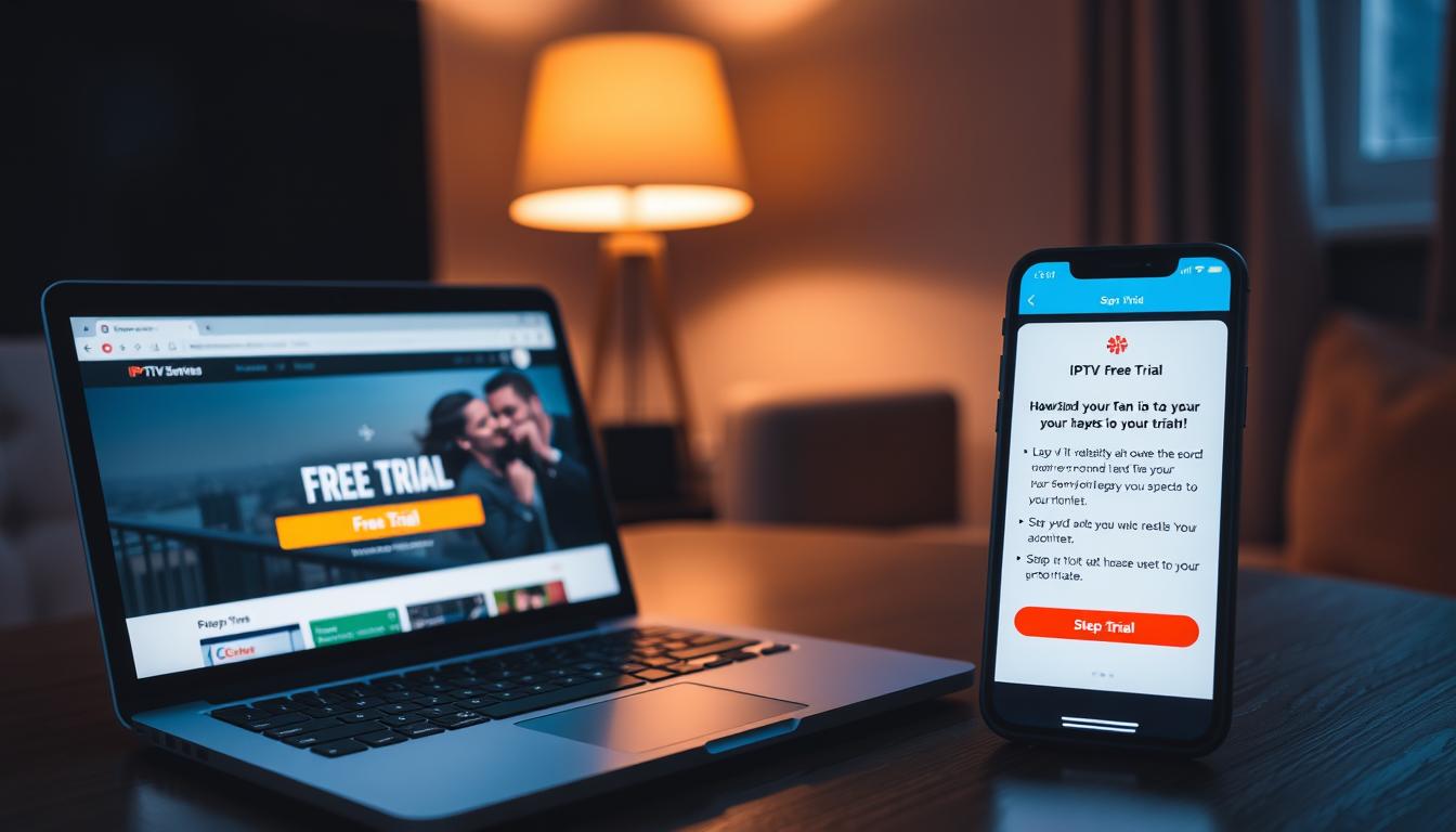 iptv free trial process